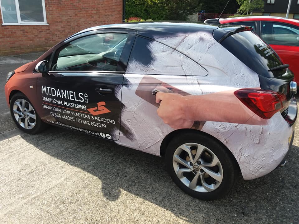 Full wrap on MT Daniels car