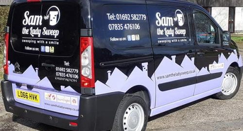 Part wrap and graphics for Sam The Sweep