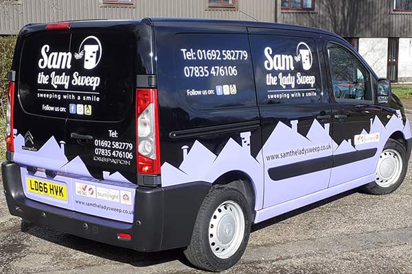 Part wrap and graphics for Sam The Sweep