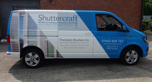 Striking wrap for Shuttercraft