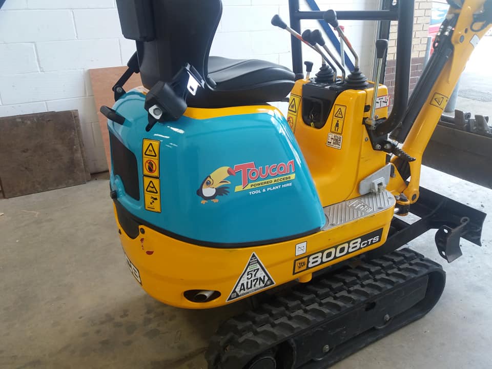 Wrapping a JCB