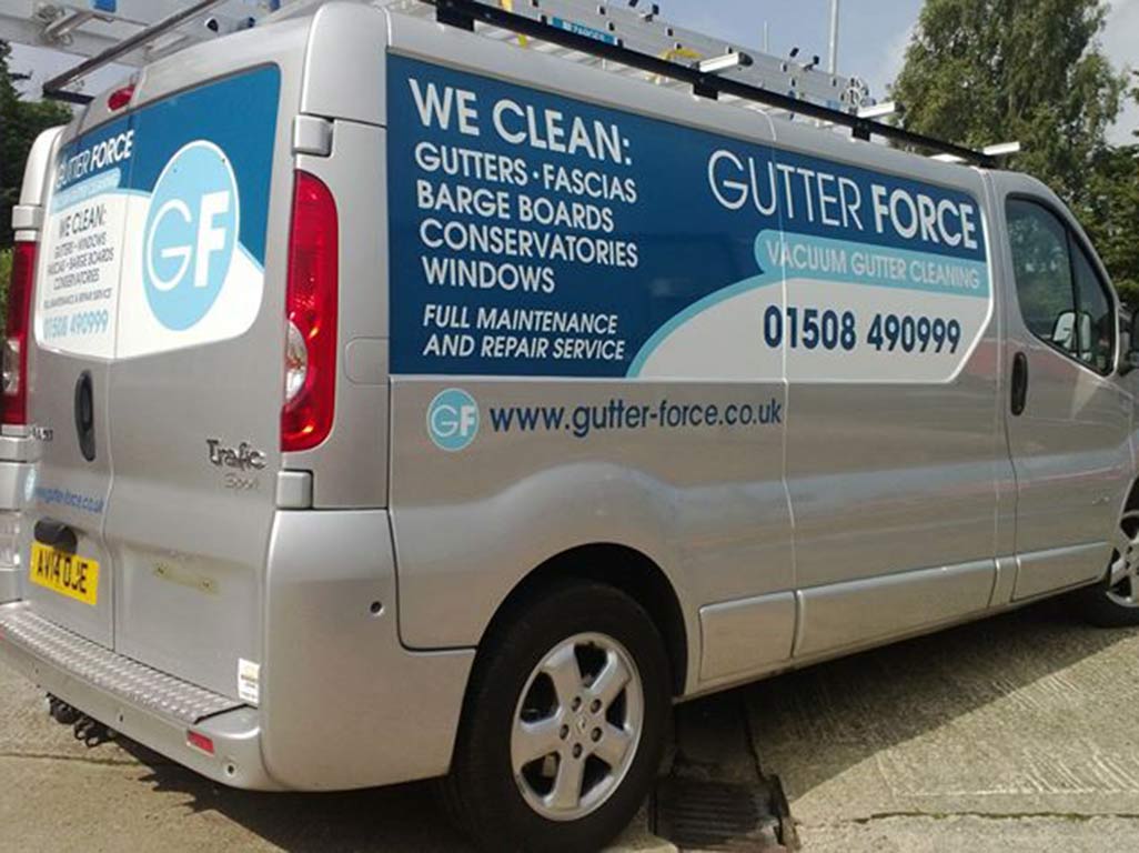 Panel wrap for Gutterforce