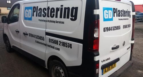 Monarch Signs Vehicle Graphics - Plasterer