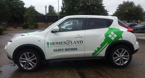 Monarch Signs Vehicle Graphics - Estate agent