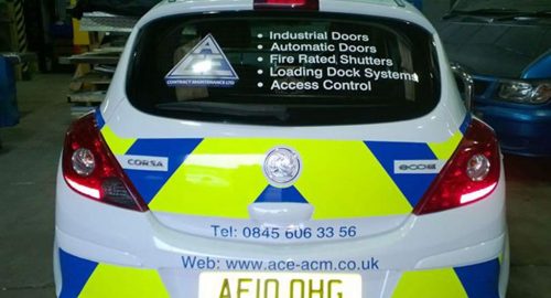 Monarch Signs Vehicle Graphics - maintenance vehicle
