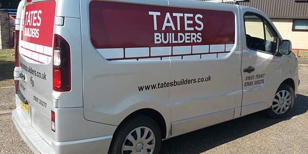 Monarch Signs Vehicle Graphics - Tates Builders