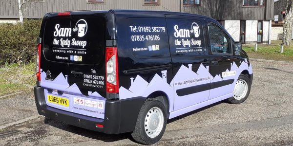 Monarch Signs Vehicle Graphics - Chimney sweep
